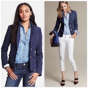 Banana Republic Blazer with Polka Dots